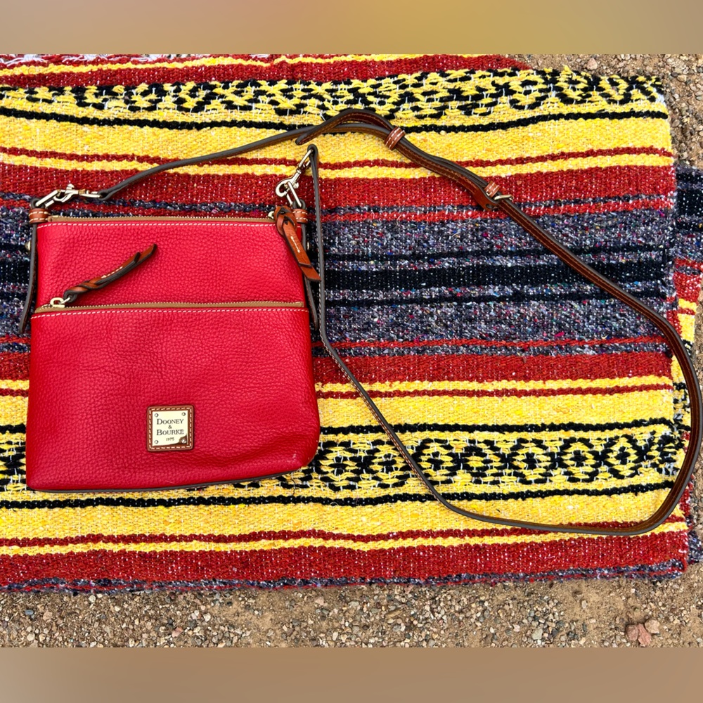 Dooney & Bourke red crossbody bag